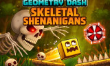 Geometry Dash Skeletal Shenanigans background