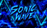 Geometry Dash Sonic Wave background